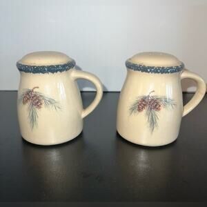 NORTHWOODS SALT AND PEPPER SHAKERS MINT